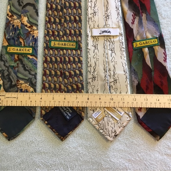 4 J. GARCIA TIES Bundled together. SILK. Approx. 57” long - Picture 4 of 5